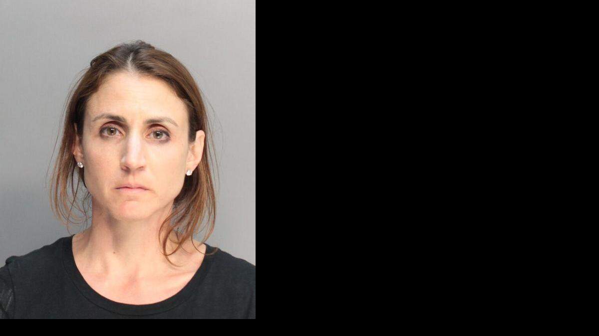 
Dara Clarke in a booking photo taken after her arrest Thursday night.
