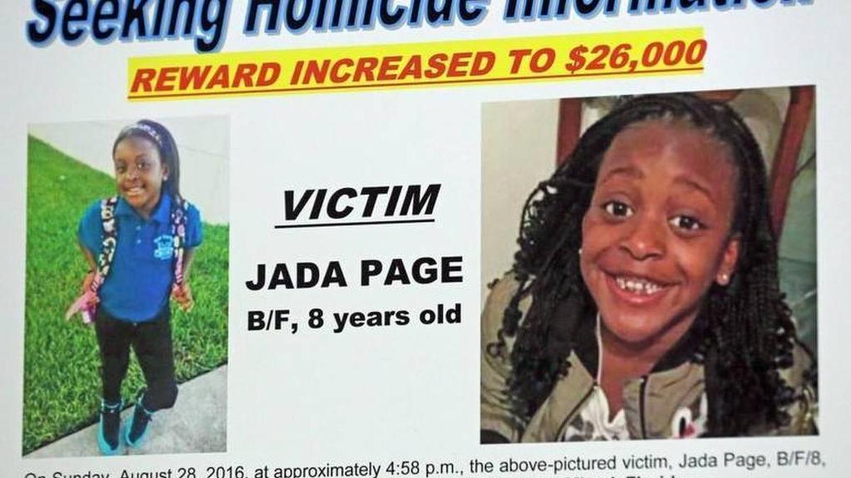 Una niña divertida y casi siempre sonriente, Jada Page estaba terminando su primera semana en cuarto grado cuando murió hace un año al frente de su casa del noroeste de Miami-Dade.