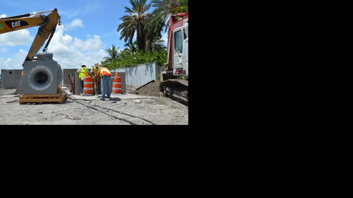 
Cada estación de bombeo cuenta con dos bombas de agua de aproximadamente tres toneladas.
