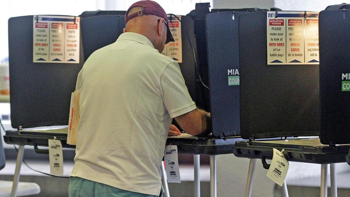 Se prevé que sólo el 20 por ciento de los electores inscritos participen en las elecciones del 3 de noviembre en Miami por los distritos y 2.