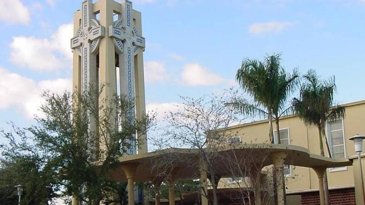 La Iglesia Católica Santa Rosa de Lima en Miami Shores.