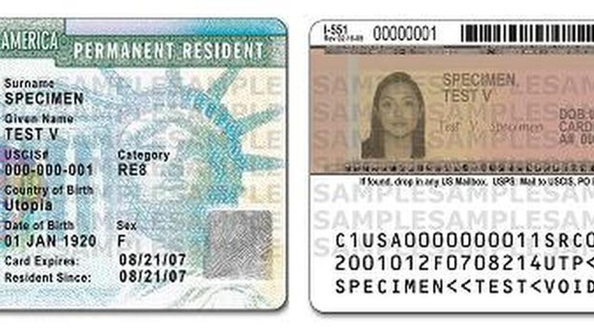 
La boliviana Vania Ávila se hizo pasar por cubana para obtener una tarjeta de residencia como esta.
