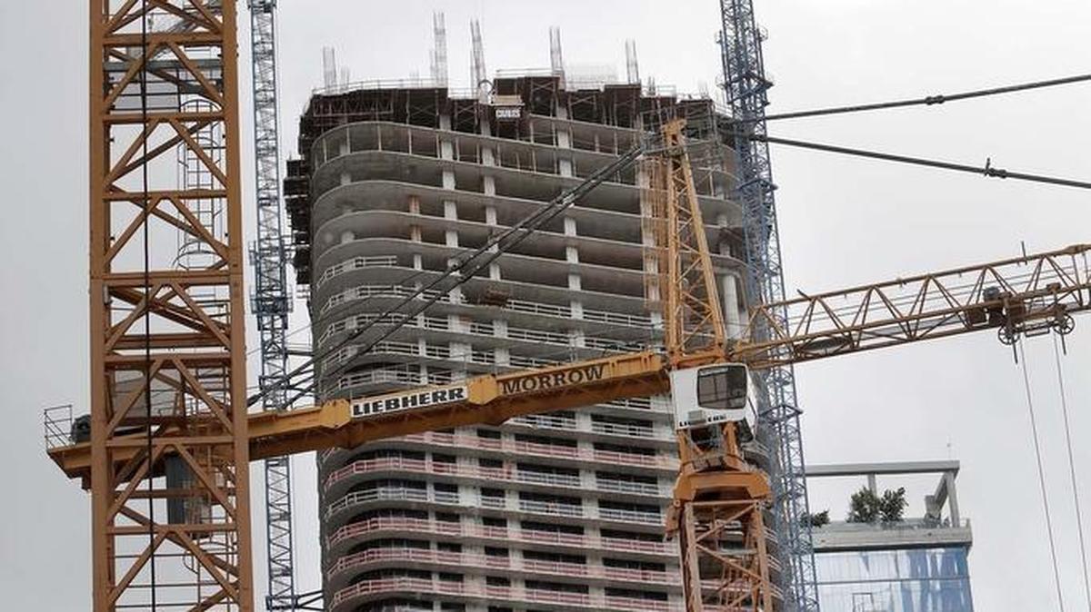 Sitios de construcción de nuevos rascacielos en el sector financiero Brickell del downtown de Miami el cinco de octubre del 2016.