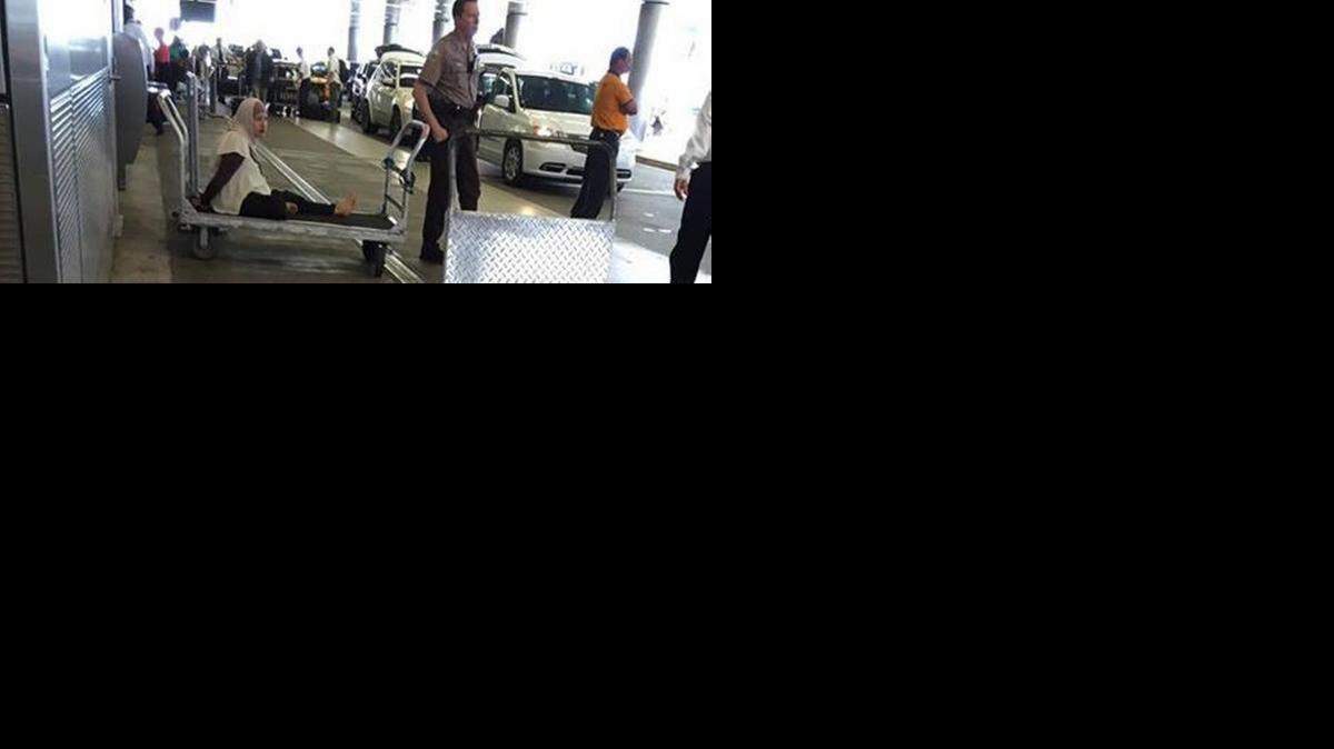 
Mujer arrestada el jueves en el Aeropuerto Internacional de Miami.
