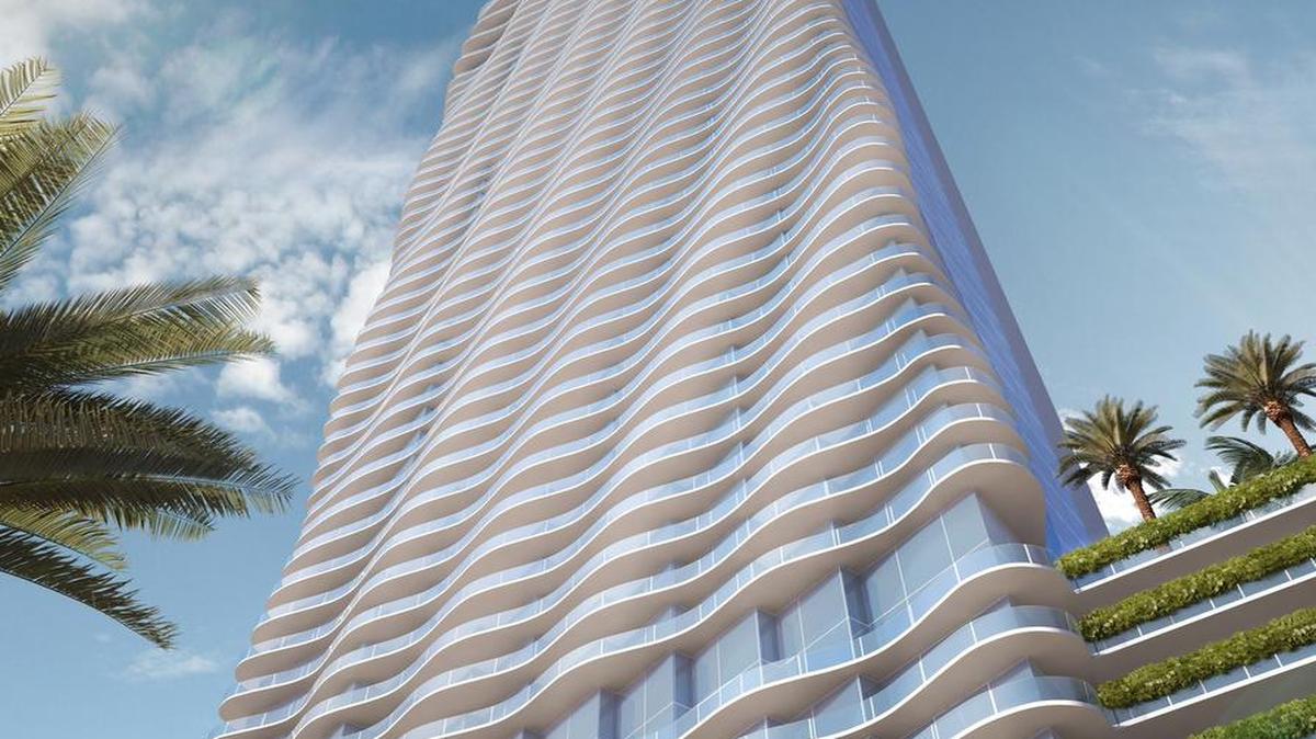 El modelo muestra como lucirá las Auberge Residences & Spa una vez construidas en el 1440 Biscayne Blvd.