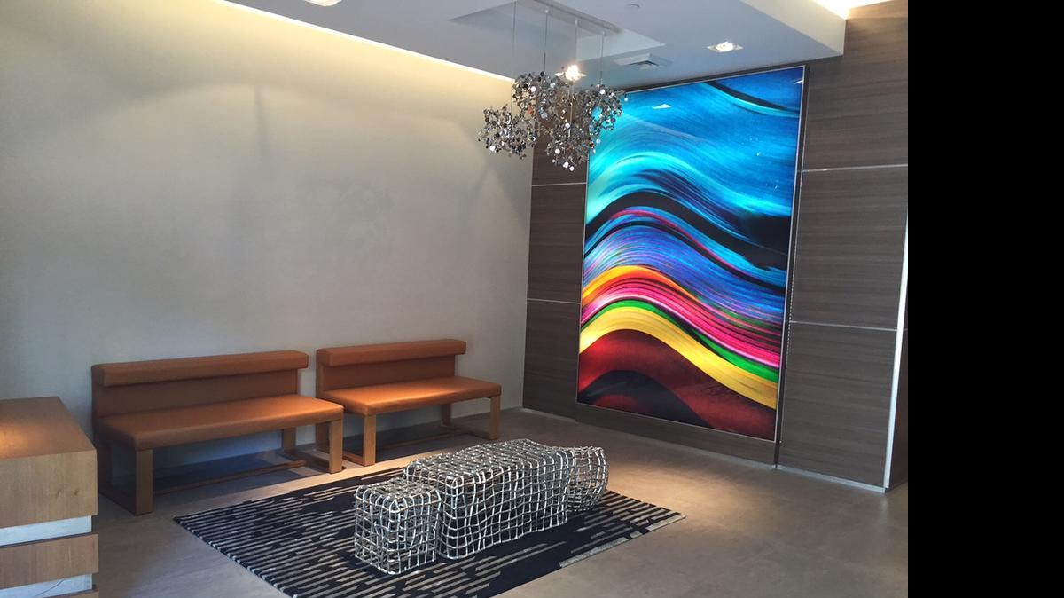 
Obra del artista Rodolfo Choperena en el Hyatt Centric South Beach. 
