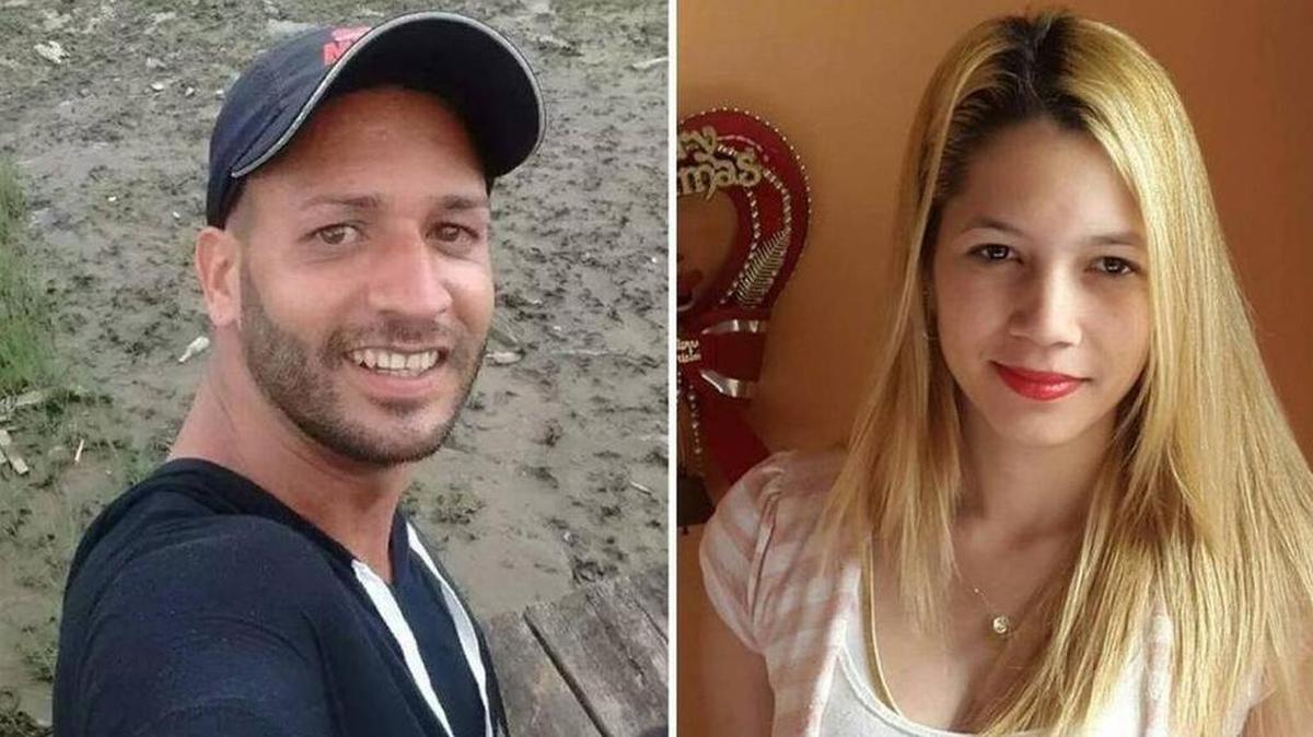 Los cubanos Dunieski Eliades Lastre y Edelvis Martínez (der.) fueron asesinados en septiembre del 2016 en el Urabá antioqueño, Colombia, por dos coyotes colombianos.