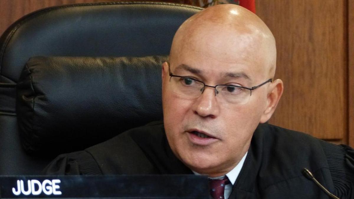 El juez Alberto Milián el 24 de septiembre del 2015.