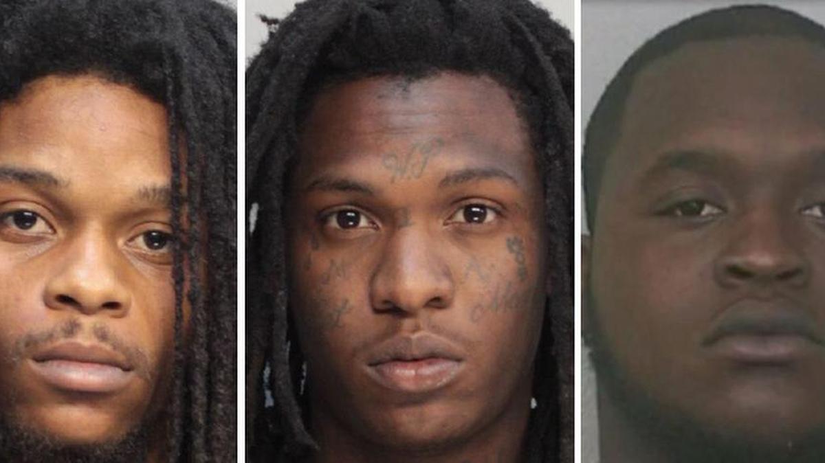 Christopher Goa, Wently Phenelon y Demetrius Walker.