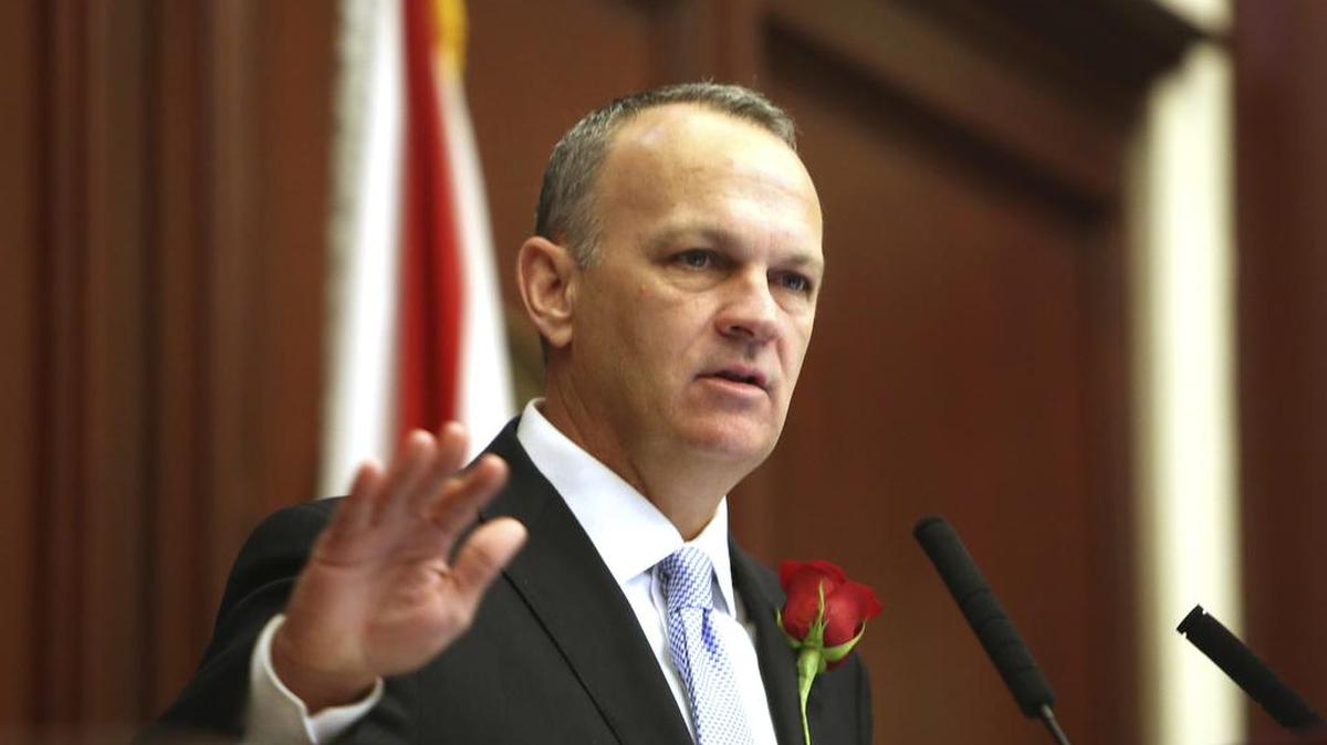 El republicano Richard Corcoran, presidente de la Cámara baja de la Legislatura, en un imagen de archivo del 22 de noviembre de 2016.