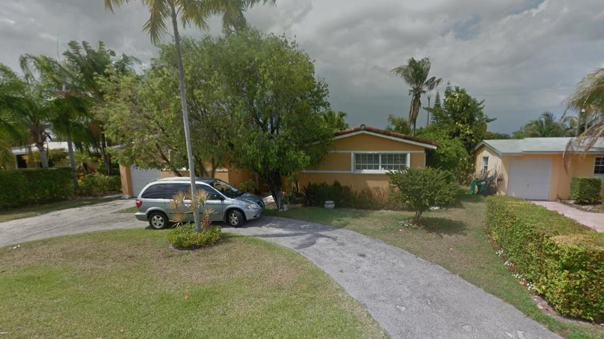 La fachada de la casa donde ocurrió el accidente, ubicada en 8771 SW de la Calle 53.