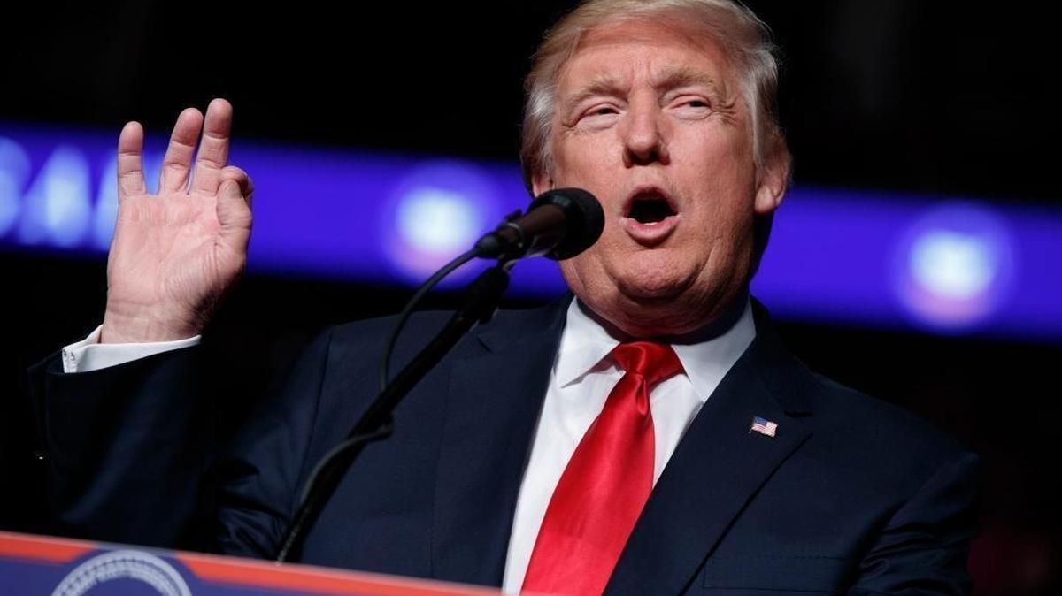 El presidente electo Donald Trump en una foto de archivo.