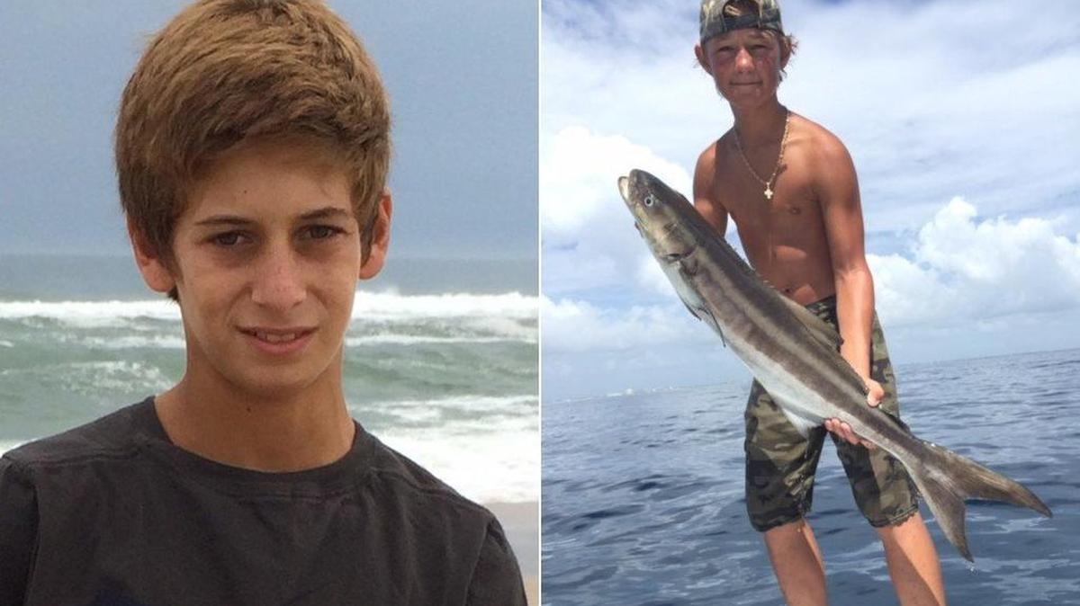 Perry Cohen (izq.) y Austin Stephanos, ambos de 14 años, desaparecieron en el mar.