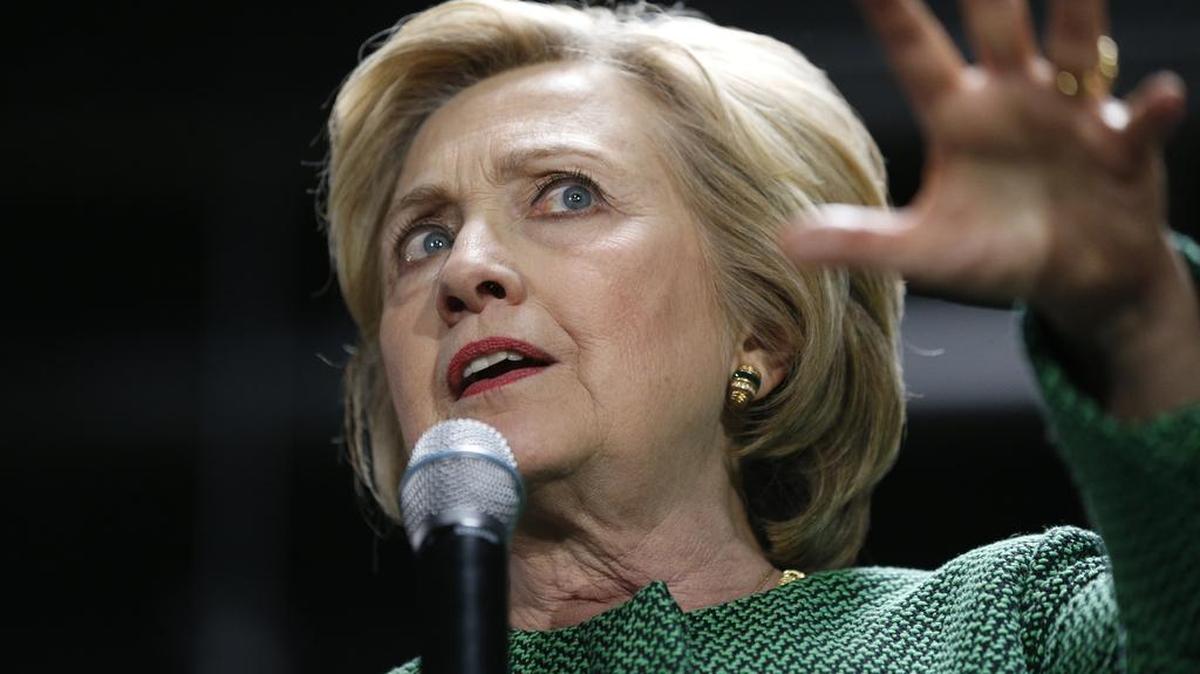 Hillary Clinton en un evento de campaña en Baltimore, el domingo 10 de abril de 2016.