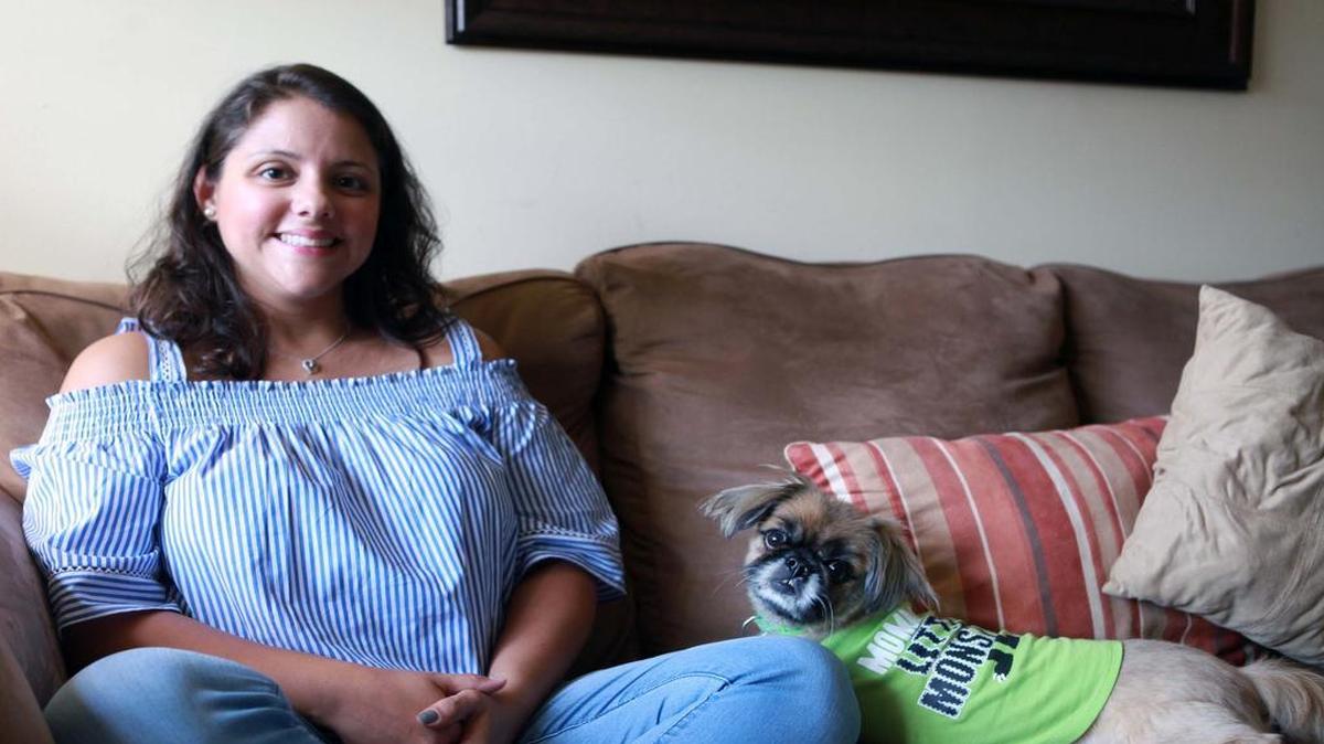Melissa Rojas, una joven madre y paciente del cáncer de seno.