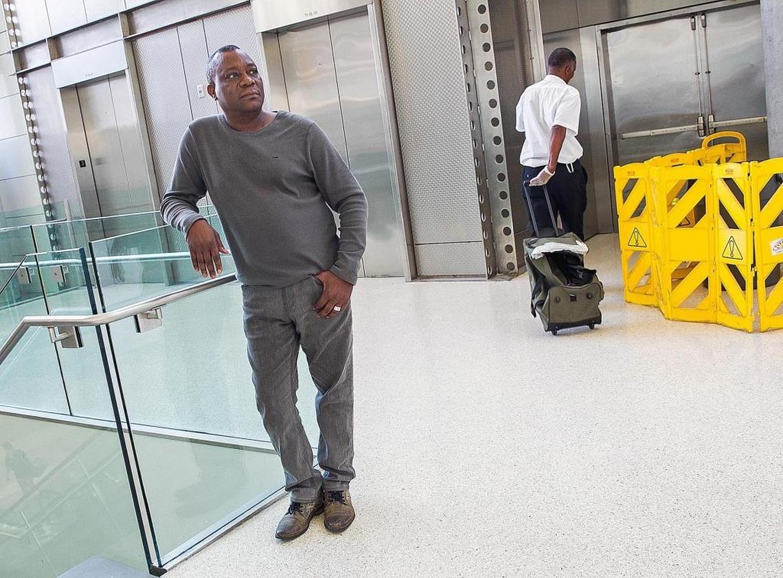 Bico, un inmigrante de Haiti que tiene el TPS.