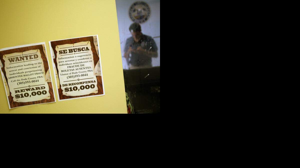
Uno de los carteles colocados por el Sindicato de la Policía del Condado en el departamento de Policía de Sweetwater. 

