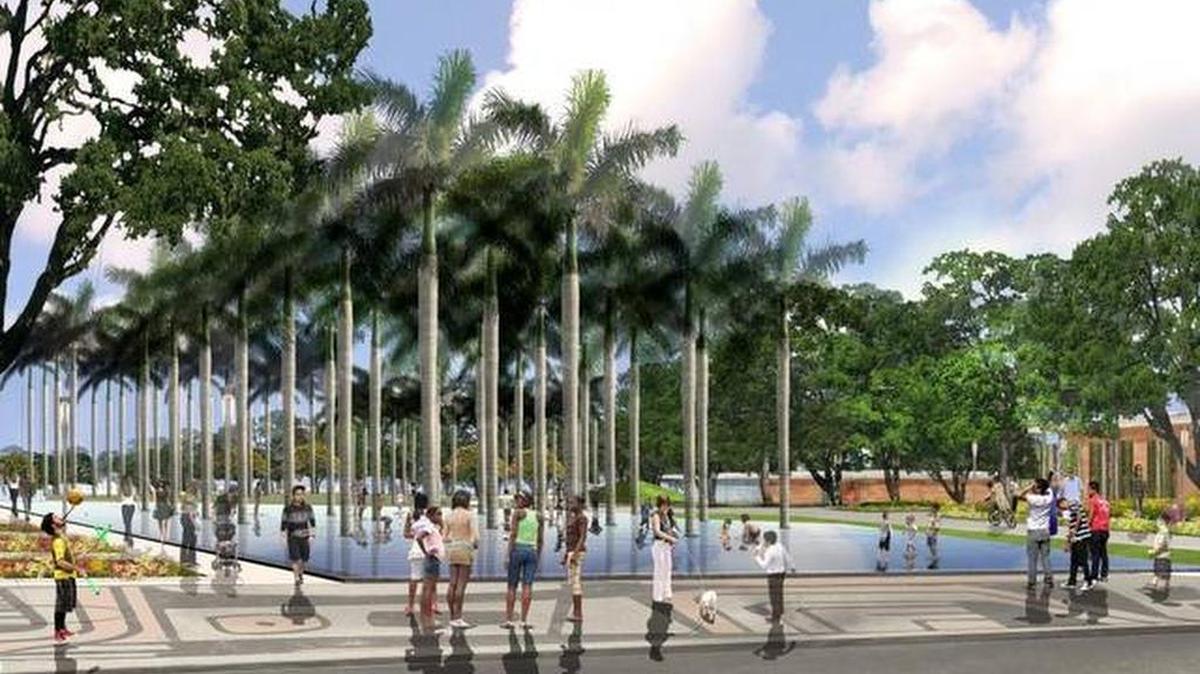 
Según los arquitectos, así luciría la gran entrada al Parque de los Museos.
