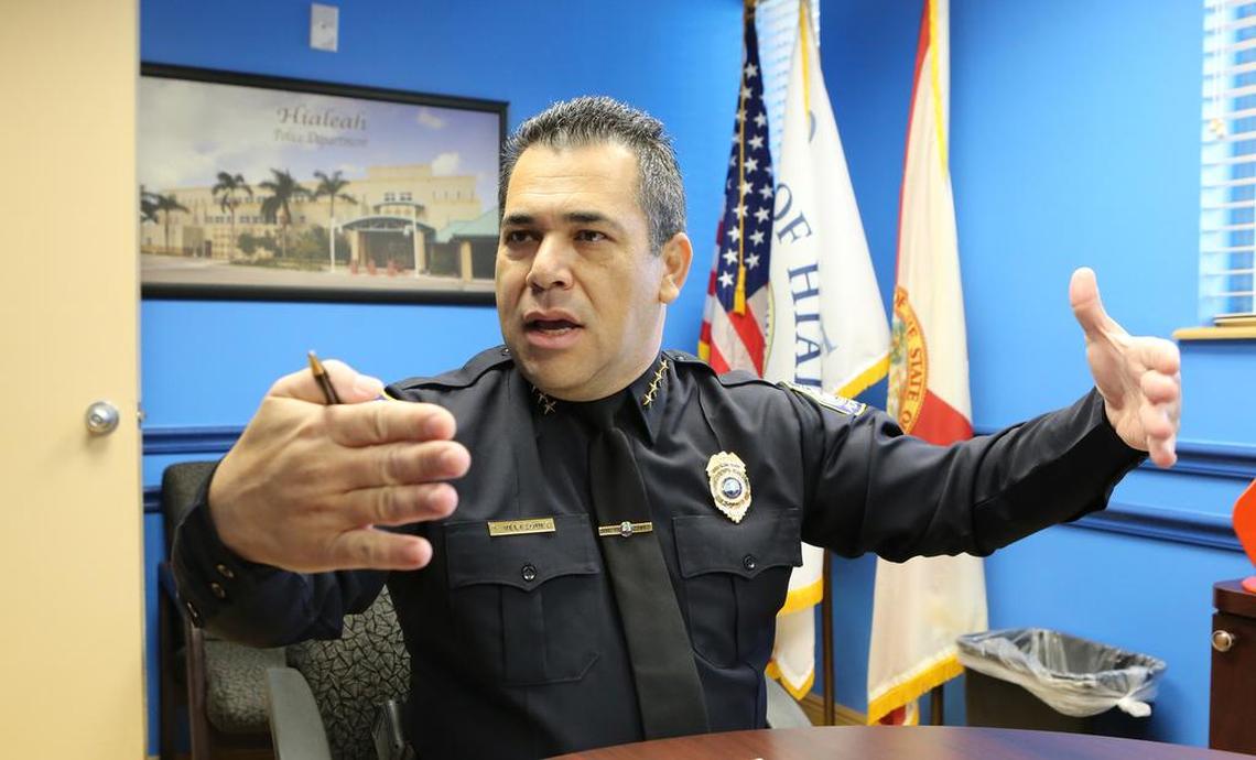 Sergio Velázquez, Hialeah’s chief of police, did not discipline Jesús ‘Jesse’ Menocal Jr. despite multiple reports that Menocal sexually abused women and girls.