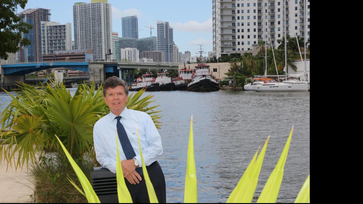
El empresario Horacio Aguirre, presidente de la Comisión del Río Miami.
