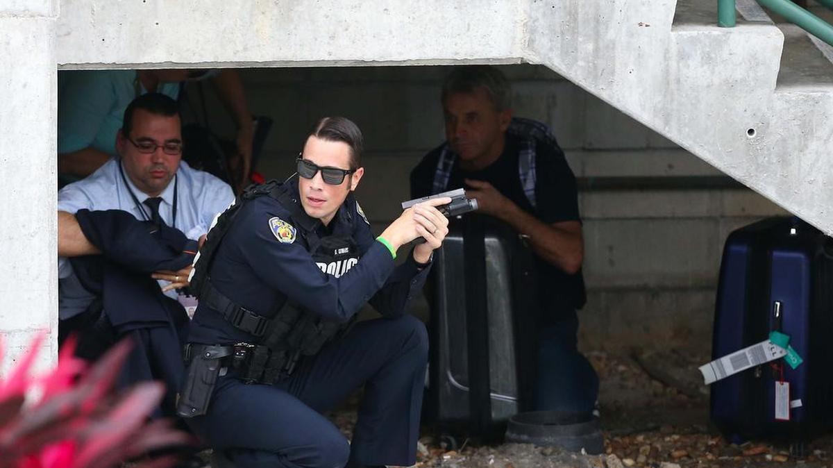 Fotografias luego del tiroteo en el Aeropuerto de Fort Lauderdale el viernes, 6 de enero del 2017.