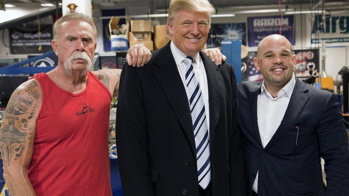 Paul Teutul Sr, Donald Trump y Carlos Urbaneja.