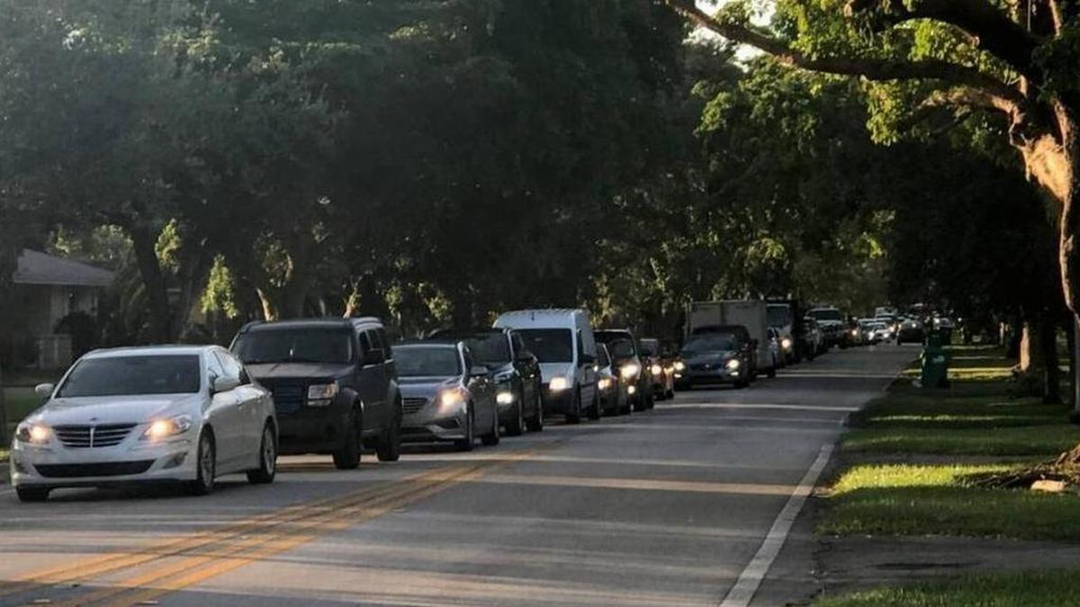 La 87 Avenida en la Calle 164, en Palmetto Bay.