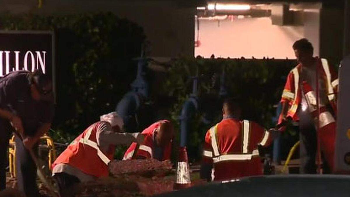La rotura ocurrió alrededor de las 9 p.m. a la altura de la calle 67 y Collins Avenue.