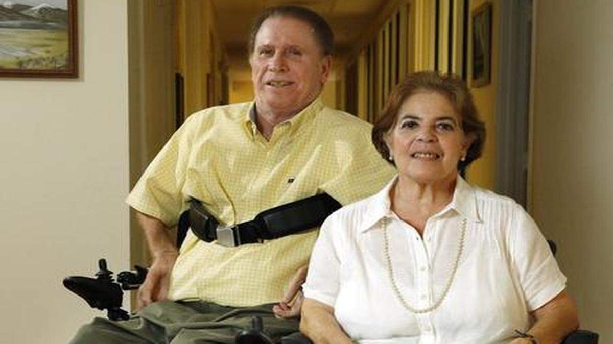 
Pedro Rodriguez, vicepresidente del centro de recursos para personas con impedimentos Sclad, de Miami; junto a su esposa Angelina, quien es la presidenta de la institución.

