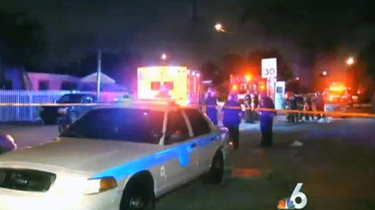 Un hombre murió tras ser baleado fuera de una gasolinera en Allapattah. Cortesía NBC6.