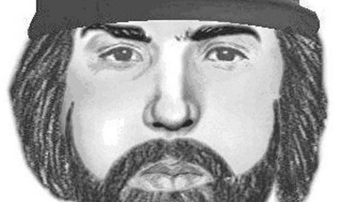 El retrato ilustrado del atacante.
