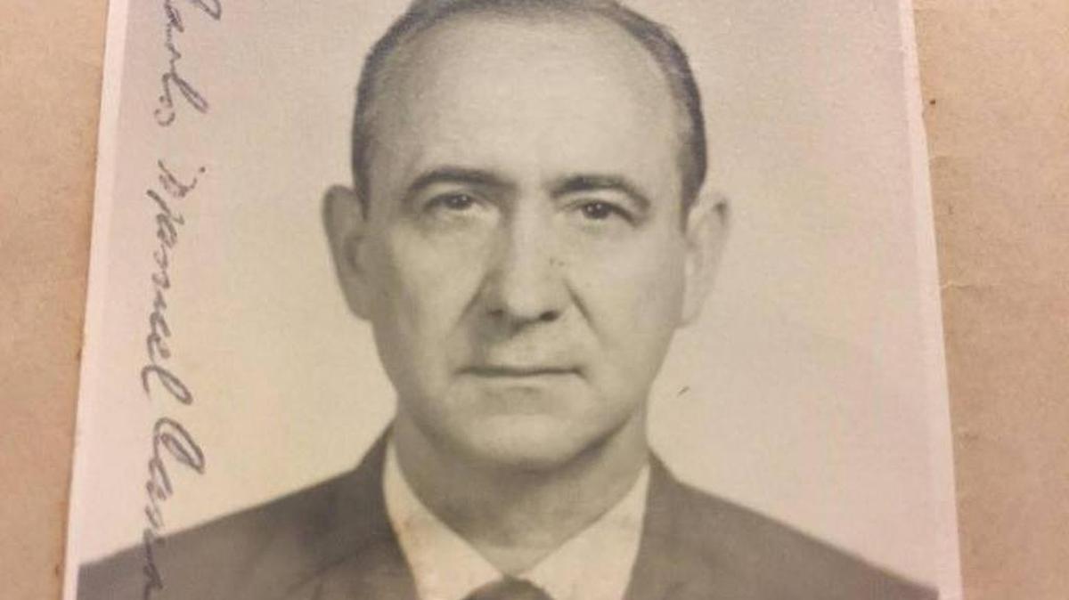 Foto de Carlos Canal a los 47 años de edad, cuando llegó a Miami de Cuba en 1960.