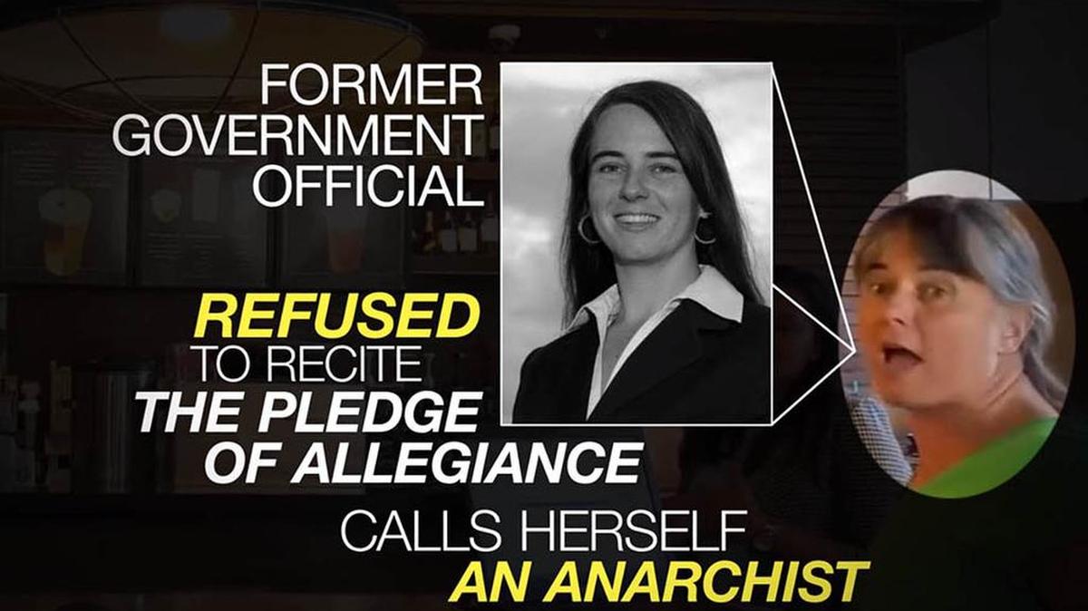 El anuncio patrocinado por un grupo pro-Rick Scott señala sarcásticamente que Cara Jennings, una ex concejal de la ciudad de Lake Worth, es una “anarquista” autoproclamada que en el pasado se negó a decir el Juramento de Lealtad a Estados Unidos.