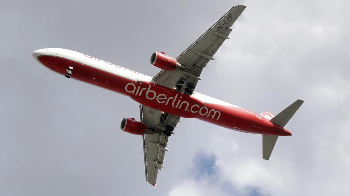 Un avión de la aerolínea ‘Air Berlín” el jueves 12 de octubre de 2017.