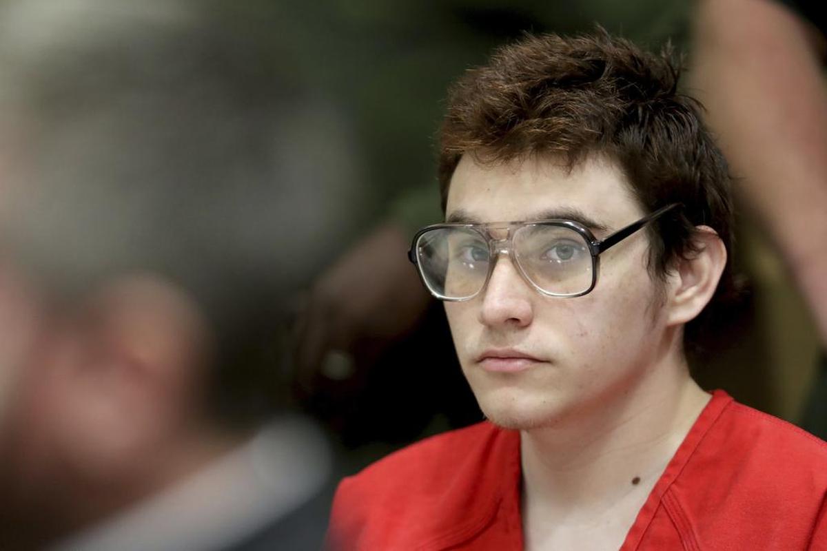 In this April 2019, file photo, Parkland school suspect Nikolas Cruz listens during a hearing at the Broward Courthouse in Fort Lauderdale, Florida.
