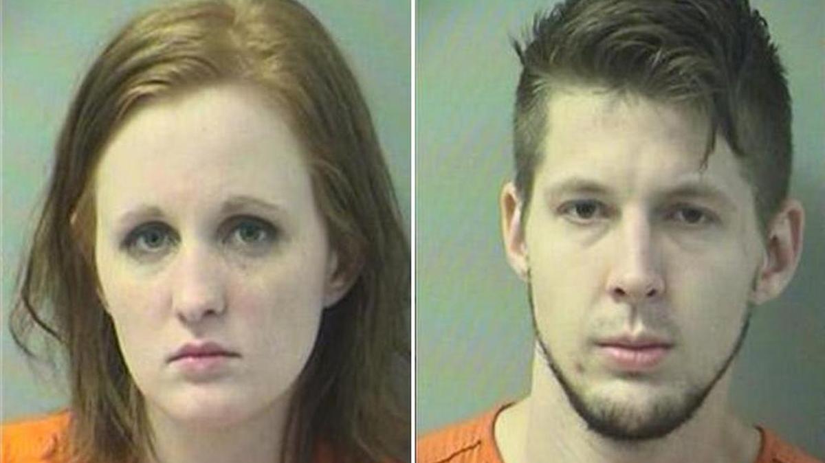 Destinee Merrell y Cory Hagwell.