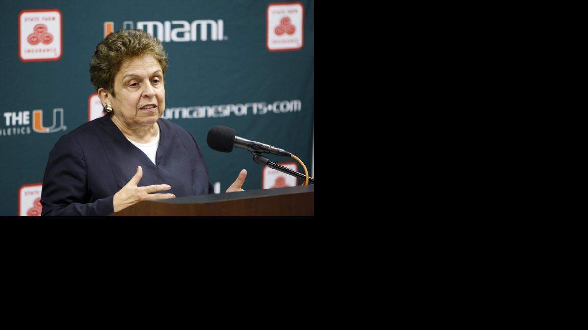 
La presidenta de UM, Donna Shalala, anuncia su retiro para el 2015. Ella ha presidido la universidad desde el 2001.


