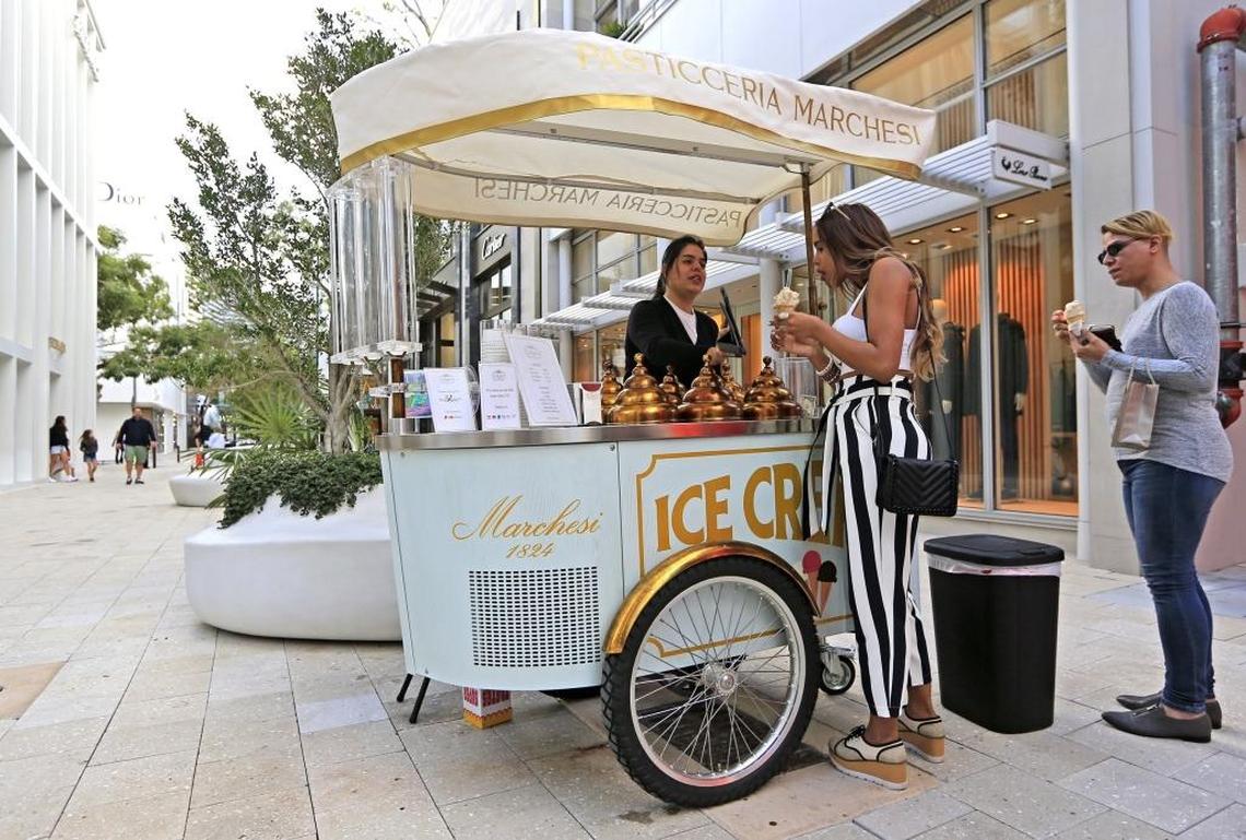 Pasticceria Marchesi, una de las reposterías más antiguas de Milán, abrió su primer local dedicado a los tradicionales helados italianos en el Design District de Miami.