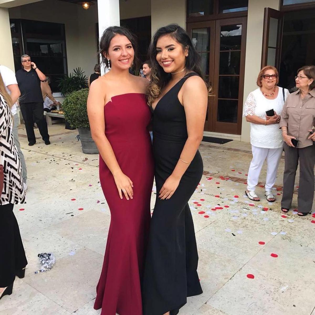 Alexa Duran, derecha, fue una de las víctimas atrapadas bajo el puente que colapsó frente a FIU.