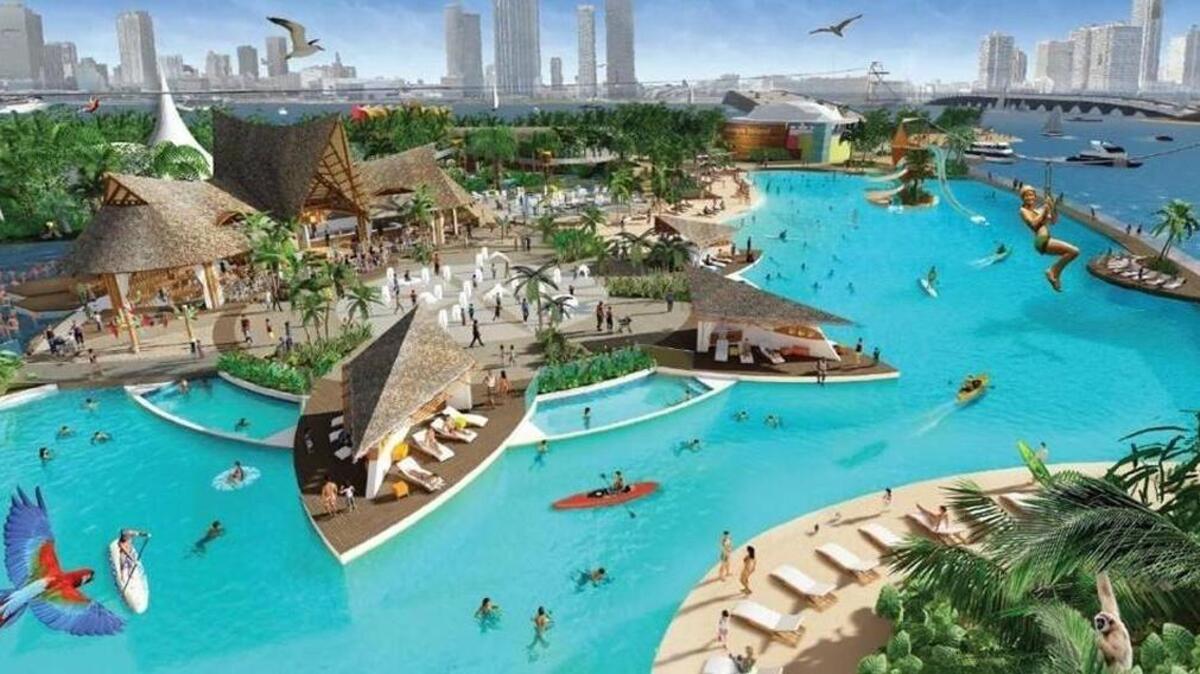 Ilustración del nuevo Jungle Island muestra algunas de las nuevas instalaciones que tendrá después de una renovación de $60 millones y dos años.