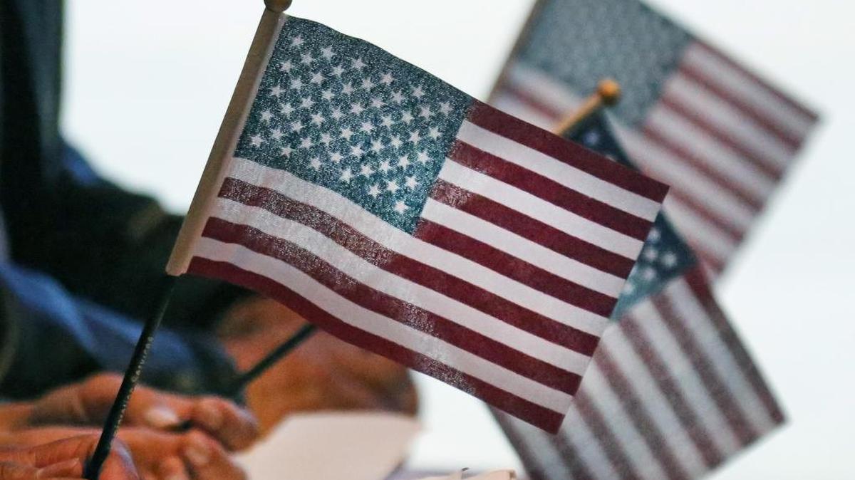 Ceremonia de naturalización en Fort Worth, Texas, en noviembre del 2017.