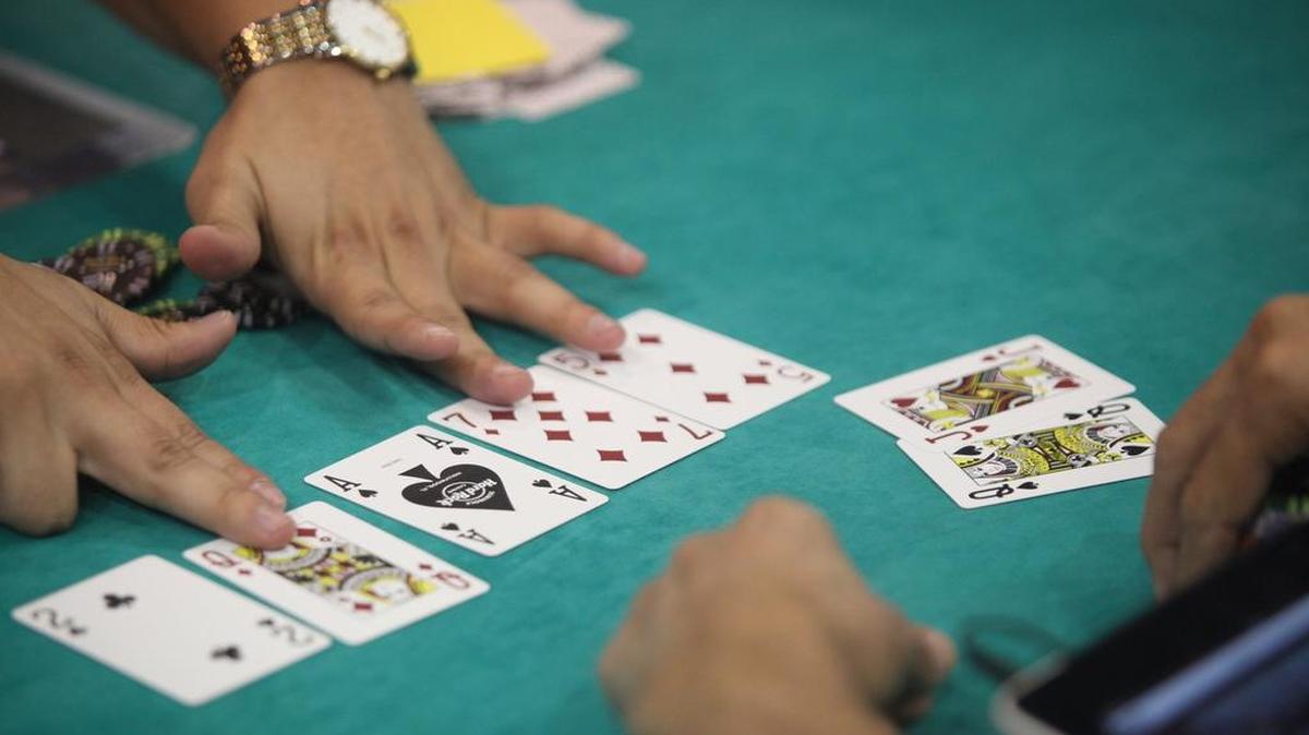 Una partida de poker durante el World Poker Tour en el Seminole Hard Rock Hotel and Casino de Hollywood, en abril del 2012.