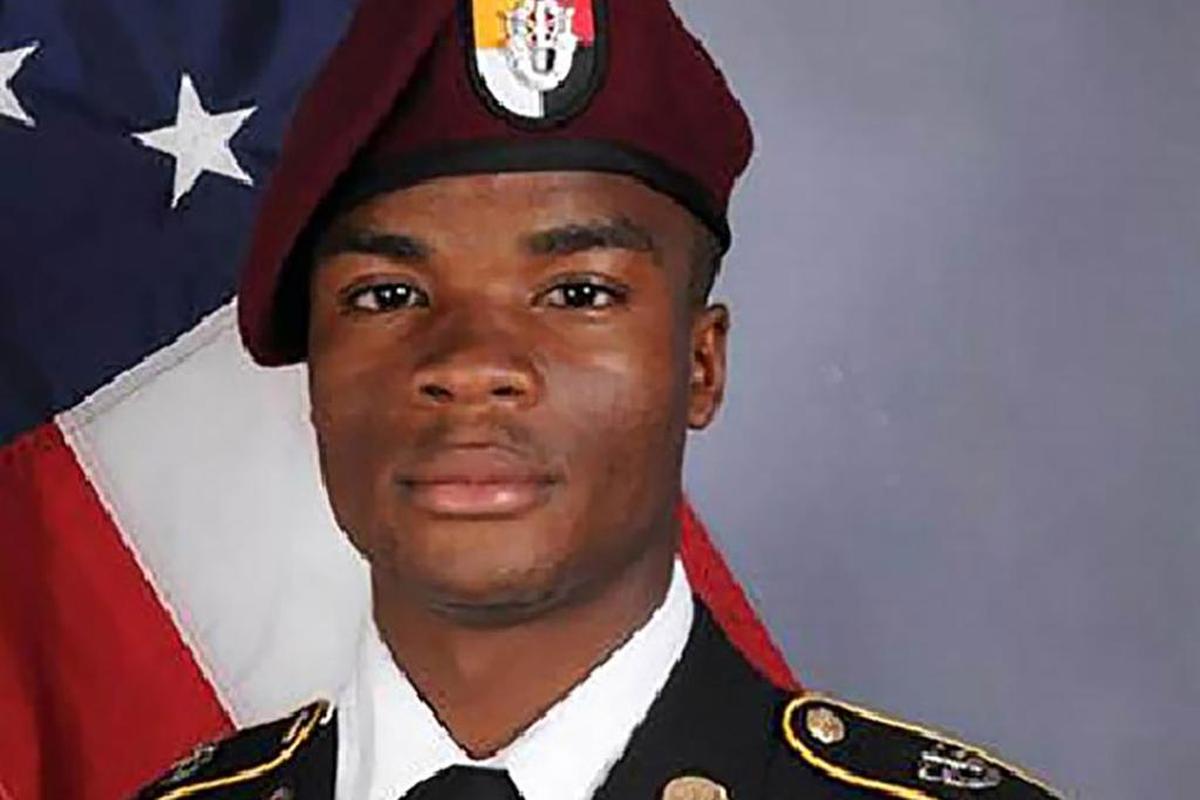 Foto difundida por el Departamento de Defensa de EEUU del sargento La David Johnson, de Miami Gardens, que murió el 4 de octubre de 2017.