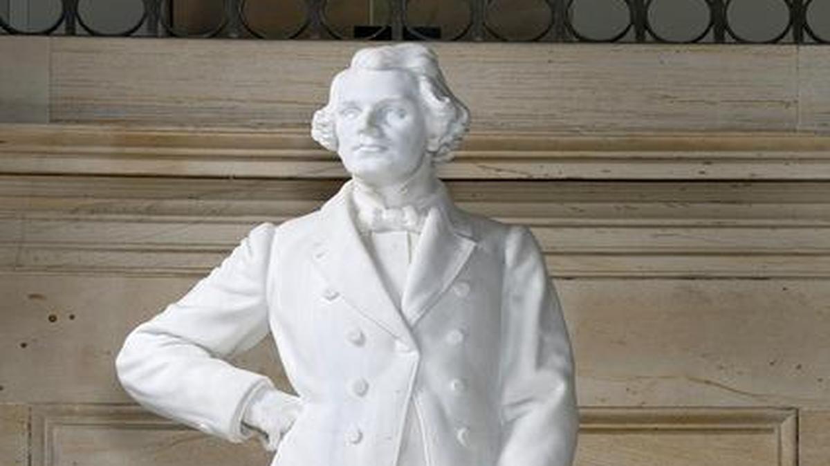 
Estatua de John Gorrie, inventor de la refrigeración y el aire acondicionado, en el Capitolio en Washington.
