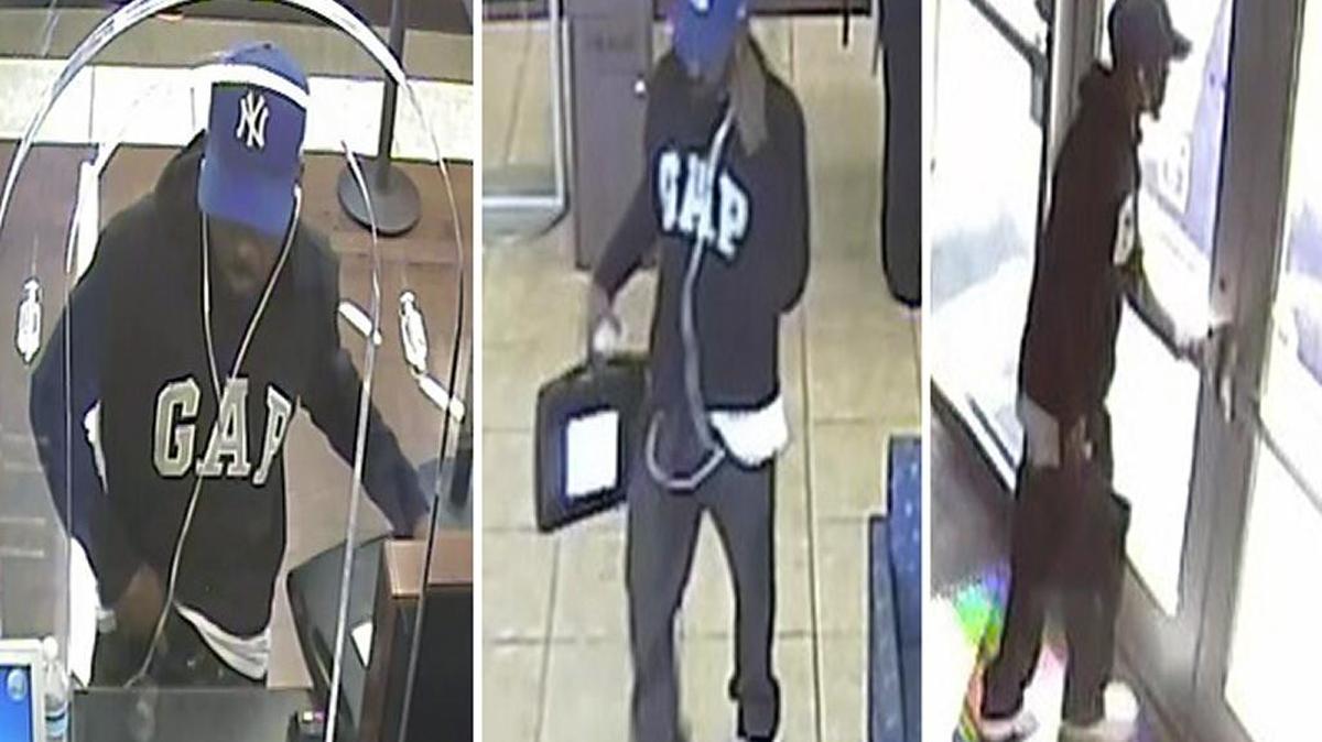 El FBI está buscando a un sujeto que asaltó una sucursal de banco Chase el sábado en Fort Lauderdale.