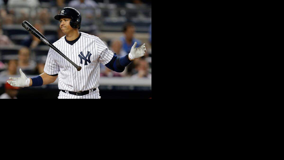 
El estelar antesalista de los Yankees Alex Rodríguez en un juego en Nueva York en agosto del 2013.
