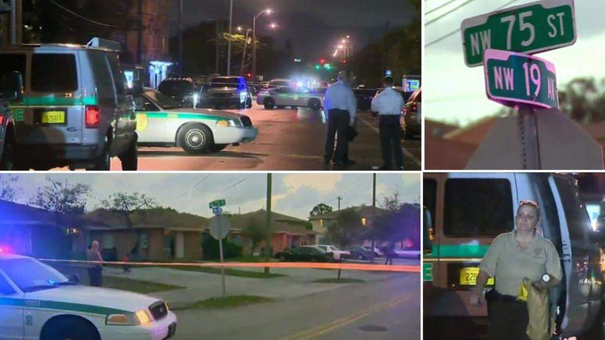 Los tiroteos tuvieron lugar a pocas cuadras de distancia uno del otro. Cortesía CBS4.