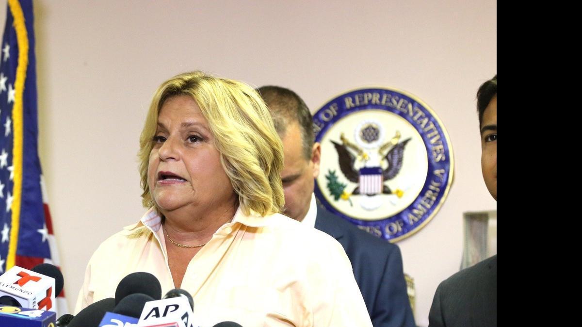 
La congresista Ileana Ros-Lehtinen durante una conferencia de prensa. 


