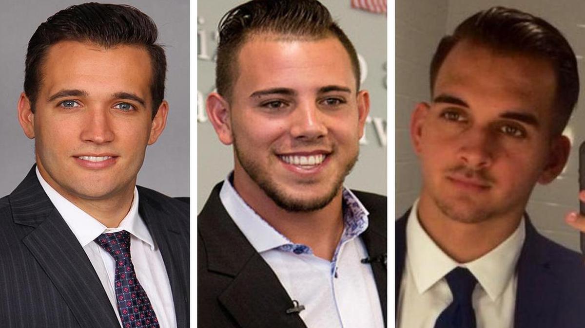 De izquierda a derecha, Emilio Macías, José Fernández, y Eduardo Rivero.