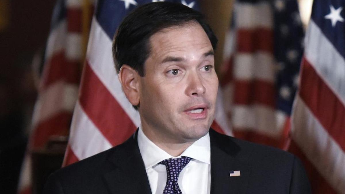 El senador Marco Rubio en el Congreso de EEUU, en Washington, el 25 de october de 2017.